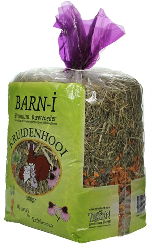 Barn-I – Foin aux herbes pour rongeur – Foin aux Herbes Carotte & Échinacée - 3kg - Caractéristiques