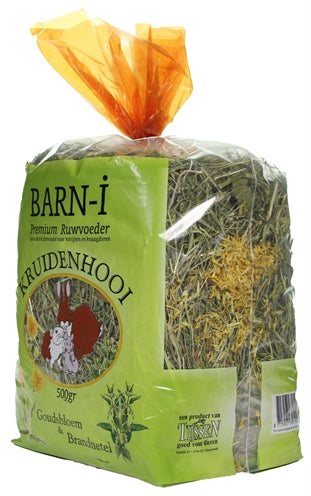 Barn-I – Foin aux herbes pour rongeur et lapin – Foin aux Herbes Souci & Ortie - 3kg - Caractéristiques