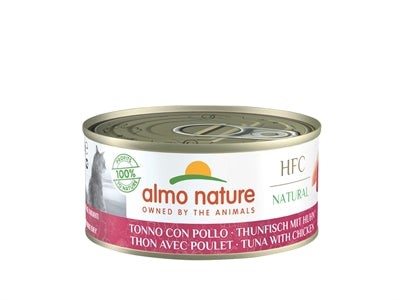 Almo Nature – Aliment humide pour chat – MultiPack - Poulet et thon – 1,68 kg - Caractéristiques