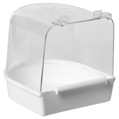 Merkloos – Baignoire pour oiseau – Grand modèle blanc – 13,5 x 13 x 13 cm - Caractéristiques