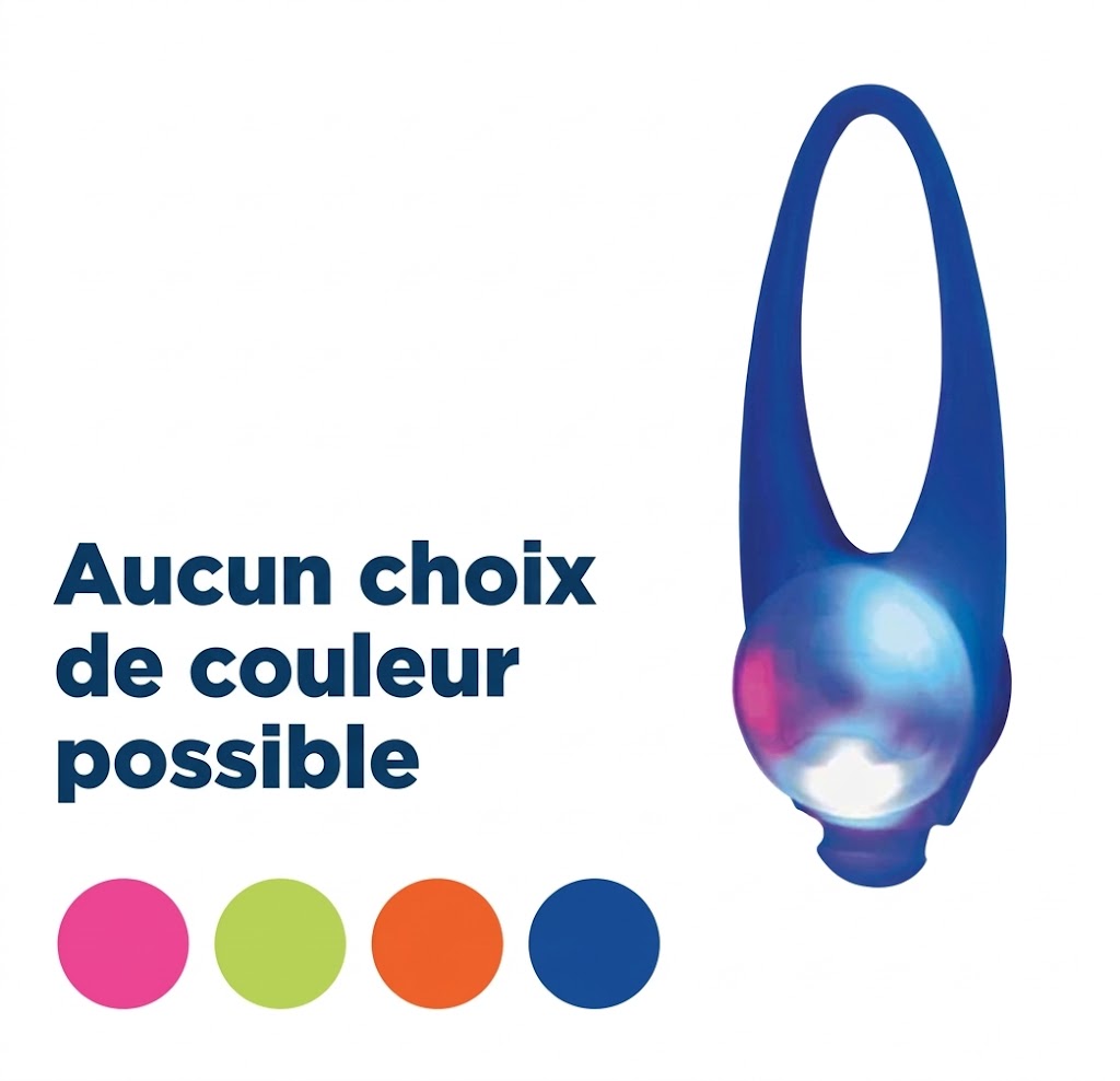 Trixie – Accessoire de sécurité pour chien – Lampe de sécurité clignotante – 11,5x8x2 cm