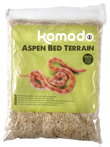 Komodo – Substrat pour reptile et rongeur – litière de peuplier – 12 litres - Caractéristiques