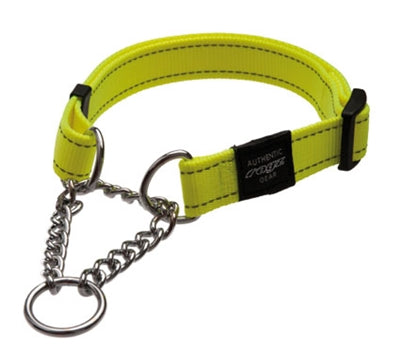 Rogz – Collier pour chien – Semi-étrangleur Utility Fanbelt Jaune – 37-56 cm - Caractéristiques