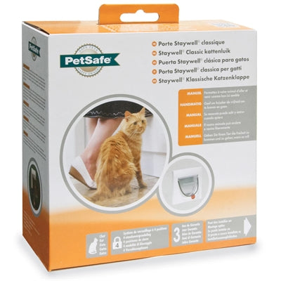 PetSafe – Chatière avec tunnel d'extension – Blanc – 917