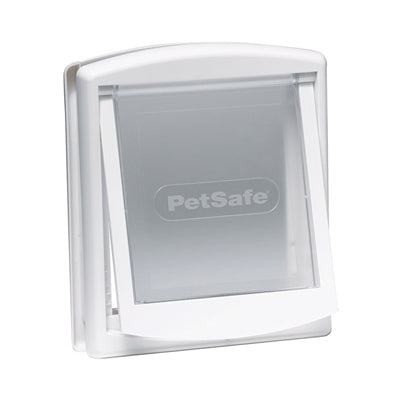PetSafe Staywell – Chatière et porte pour Chat petit Chien – Blanc / Transparent