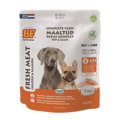 BF Petfood – Alimentation Humide pour chien – MultiPack - Portions au Saumon – 630 g - Caractéristiques