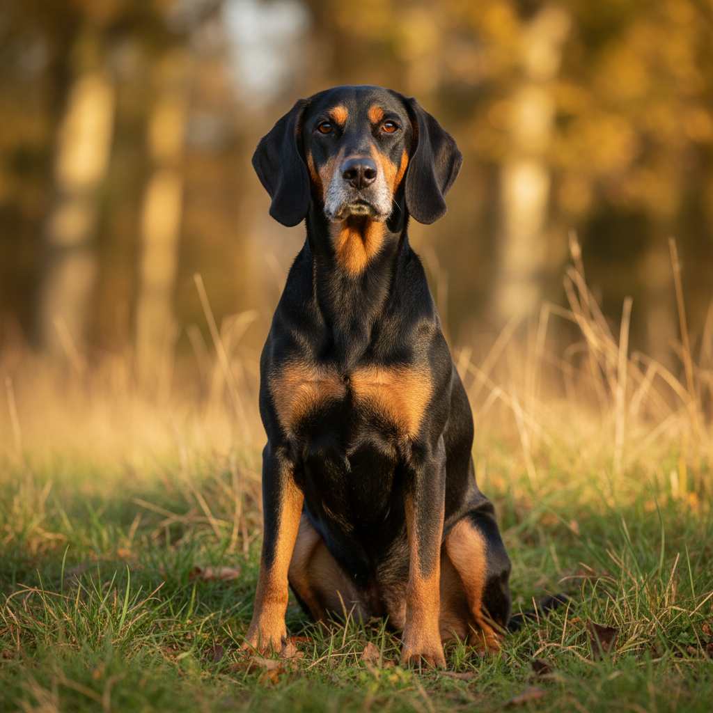 Yourdog - Croquettes pour chien – Brachet noir et feu (Chien courant autrichien) - Senior – 12 kg