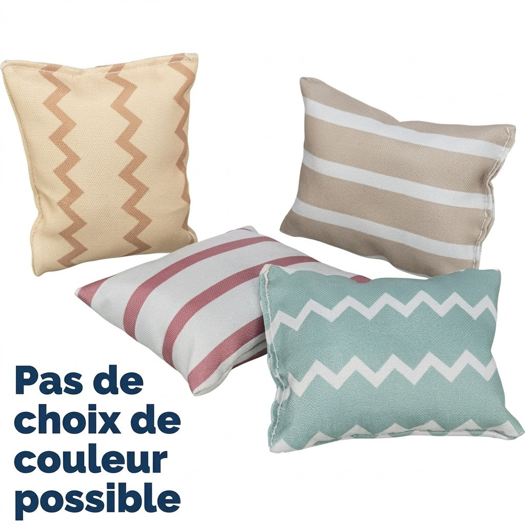 Trixie – Jouet pour chat – Coussin de jeu en coton avec herbe à chat