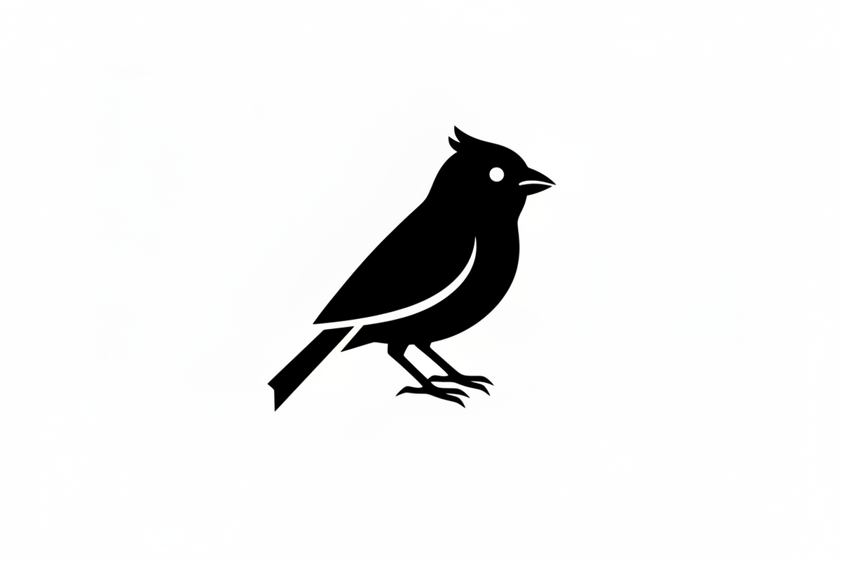 le même oiseau avec des pattes