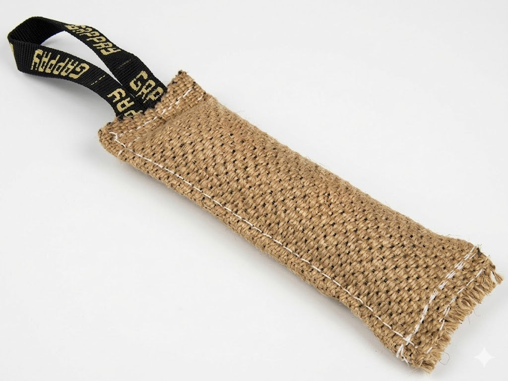 Beestenspul – Jouet pour chien – Boudin de mordillage en jute avec poignée – Taille unique