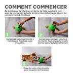 Nina Ottosson – Jouet pour chien – Balle de fouille et de distribution – 16 cm