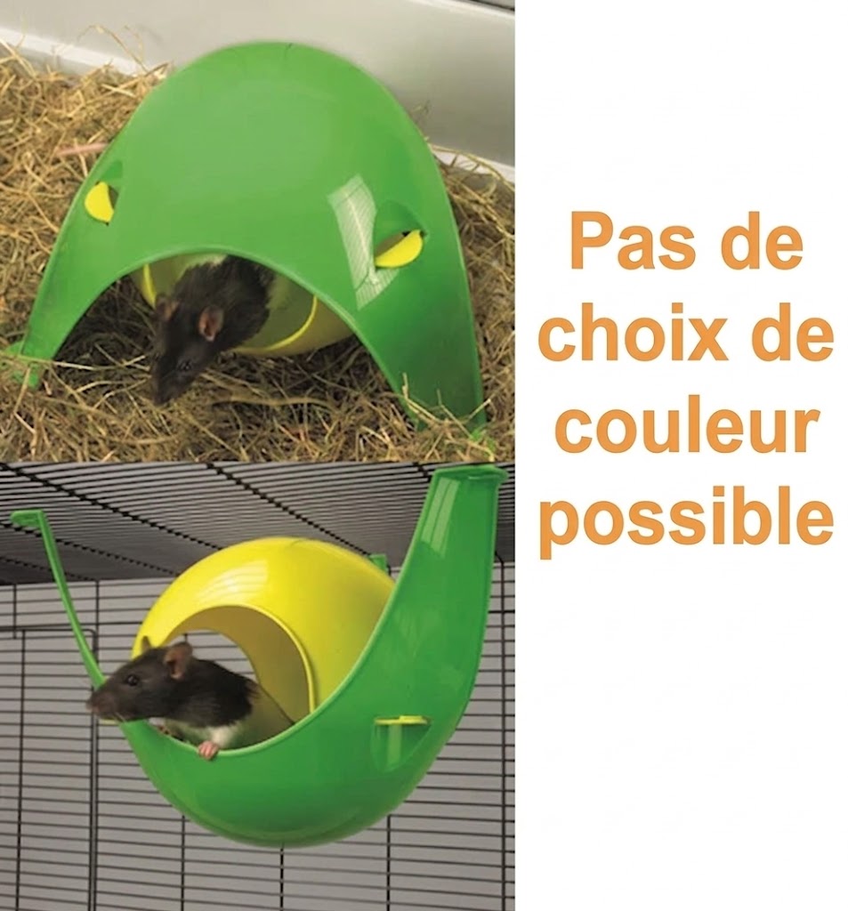 Savic – Maison pour rongeur – Sputnik – 21,5 x 21,5 x 12,5 cm