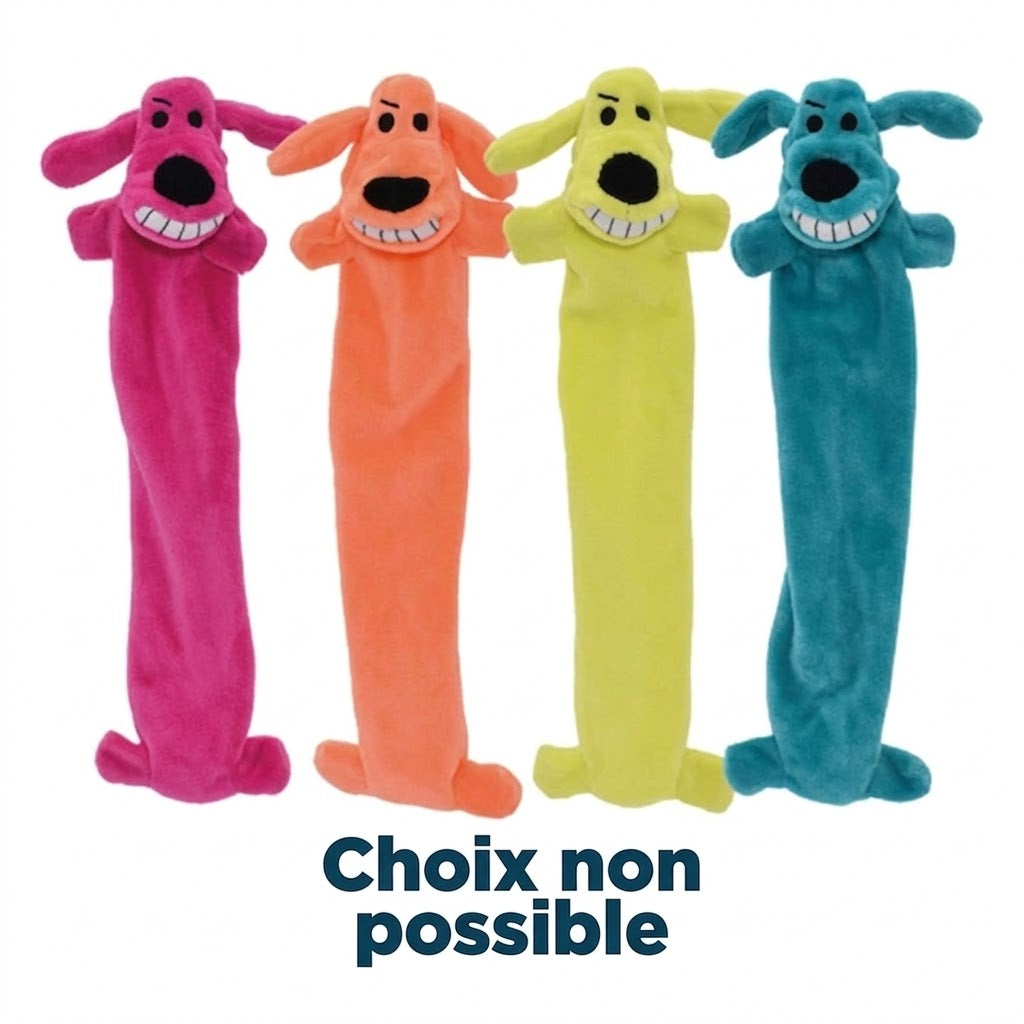 Multipet – Jouet pour chien – Loofa léger Sans Rembourrage Assorti – 30,5 cm - l'unité