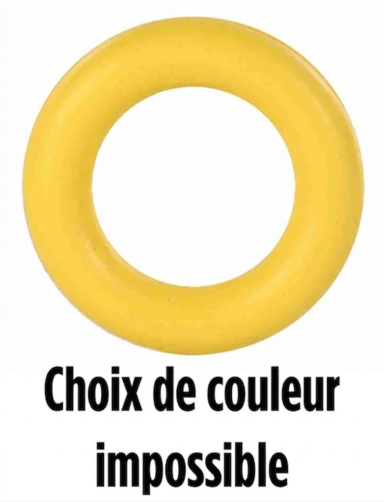 Trixie – Jouet pour chien – Anneau en caoutchouc naturel