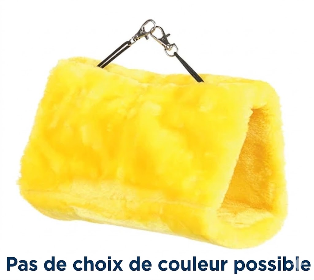 Happy Pet – Accessoire pour oiseaux – Nid en peluche Cozzzy Hut