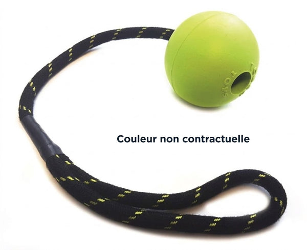 Happy Pet – Jouet pour chien – Balle sur corde en caoutchouc – 33,5 x 8 x 8 cm - Caractéristiques