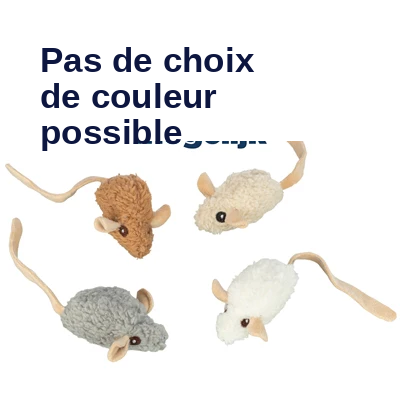Trixie – Jouet pour chat – Souris en peluche avec herbe à chat – 18 cm